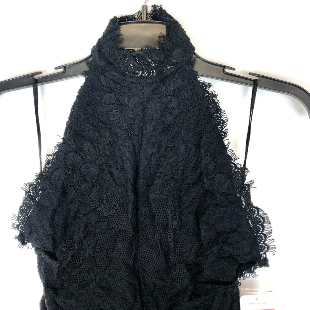 Free People Women’s Size XS Black Halter Mini Dress - Picture 3 of 5